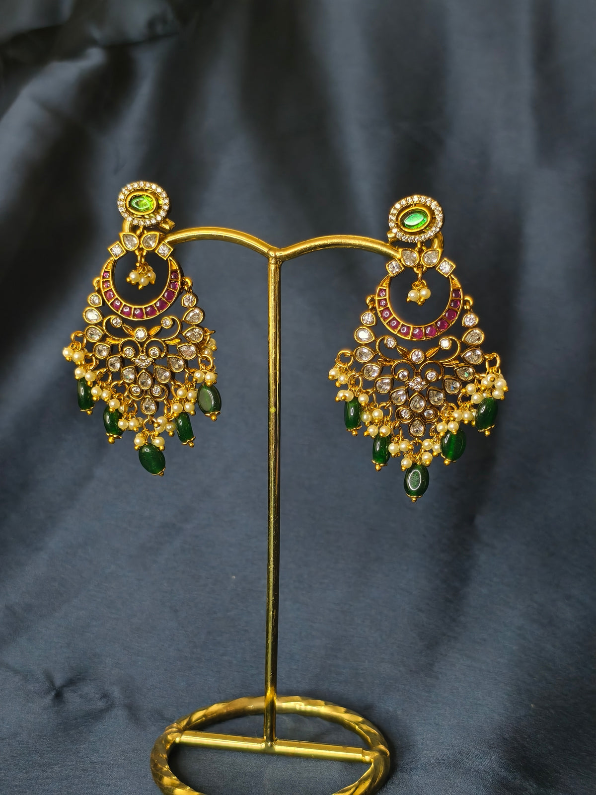 Festive chandbali earrings-23