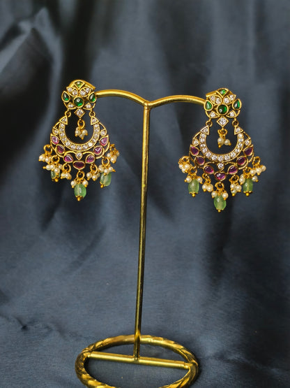 Festive chandbali earrings-26
