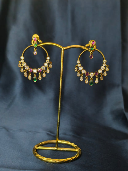 Festive chandbali earrings-27