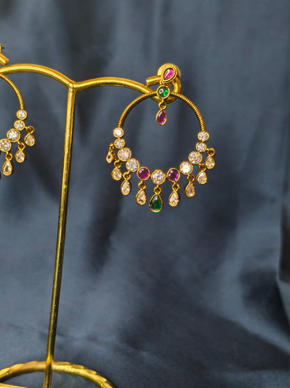 Festive chandbali earrings-27