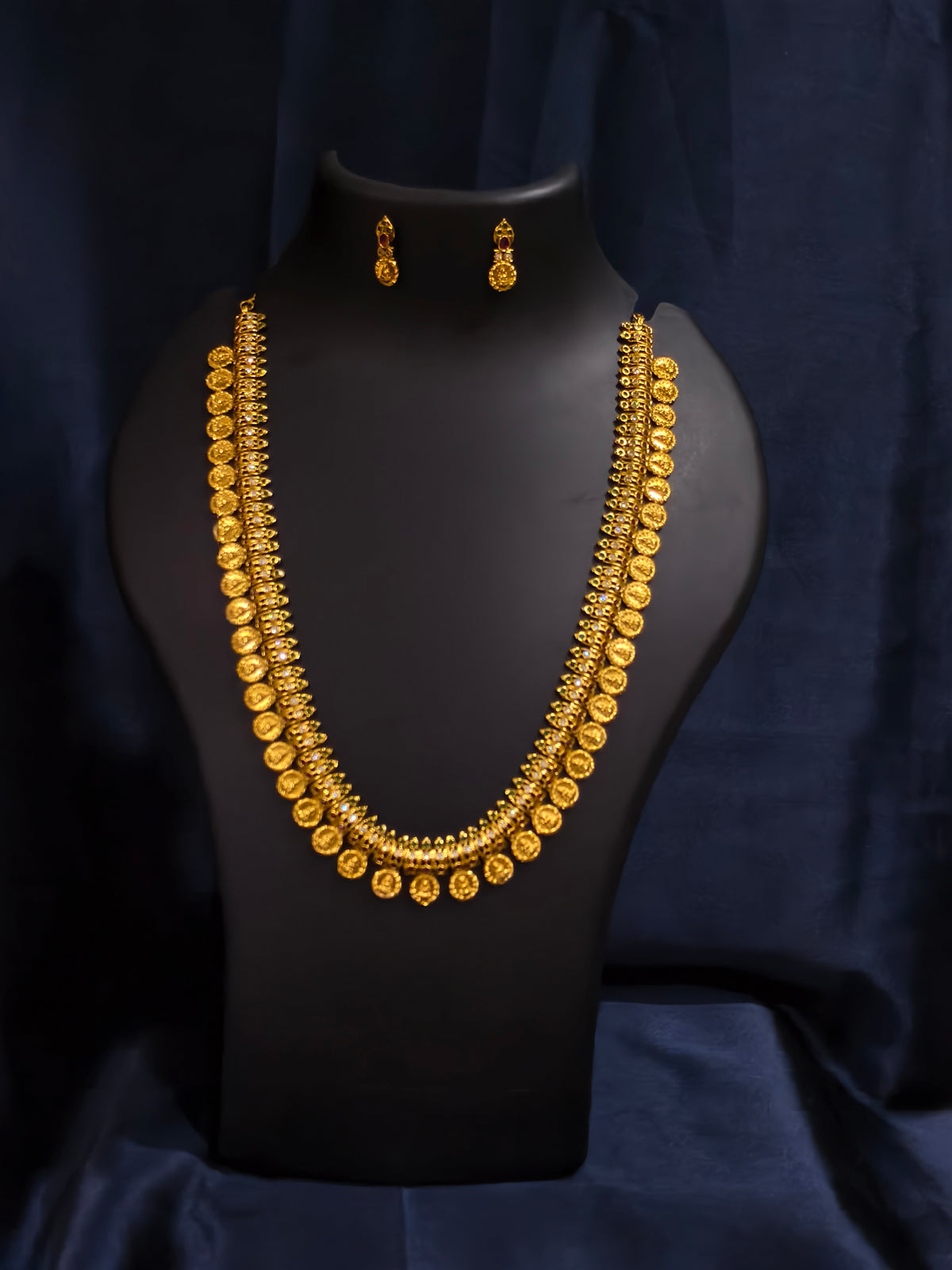 Lakshmi Coin Haram Necklace Set