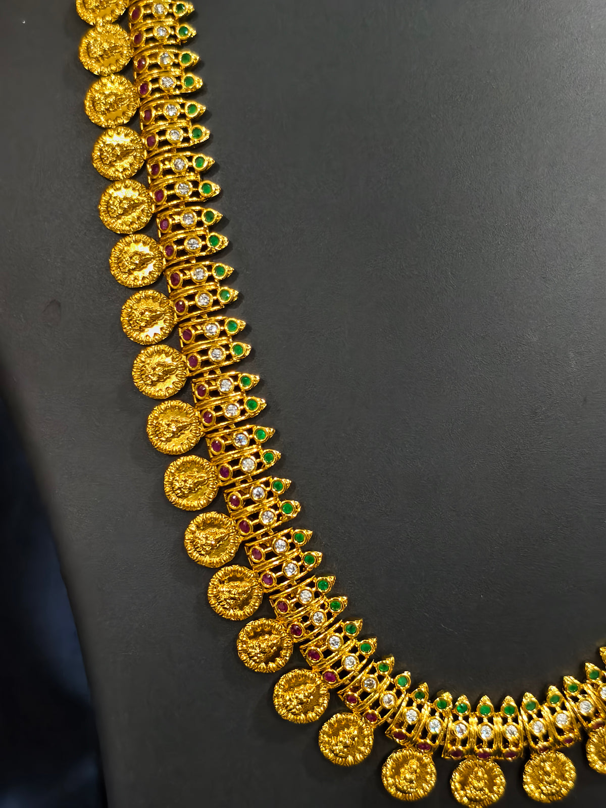 Lakshmi Coin Haram Necklace Set