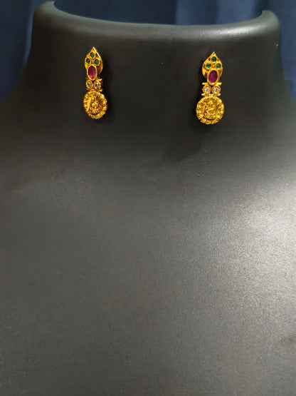 Lakshmi Coin Haram Necklace Set