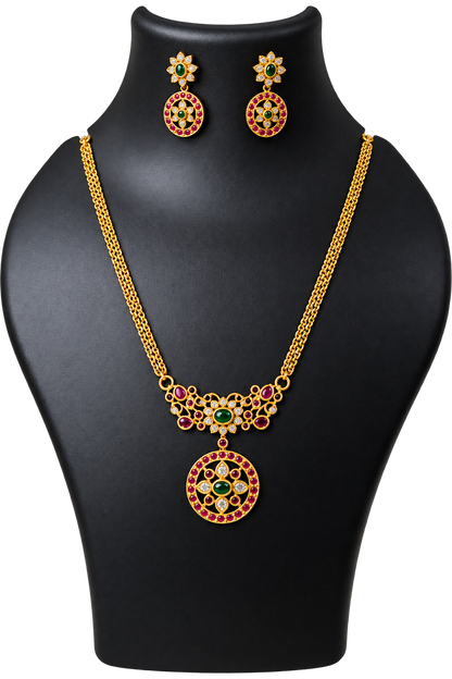 Necklace with earrings